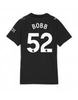 Manchester City Oscar Bobb #52 Venkovní Dres pro Dámské 2025-26 Krátký Rukáv